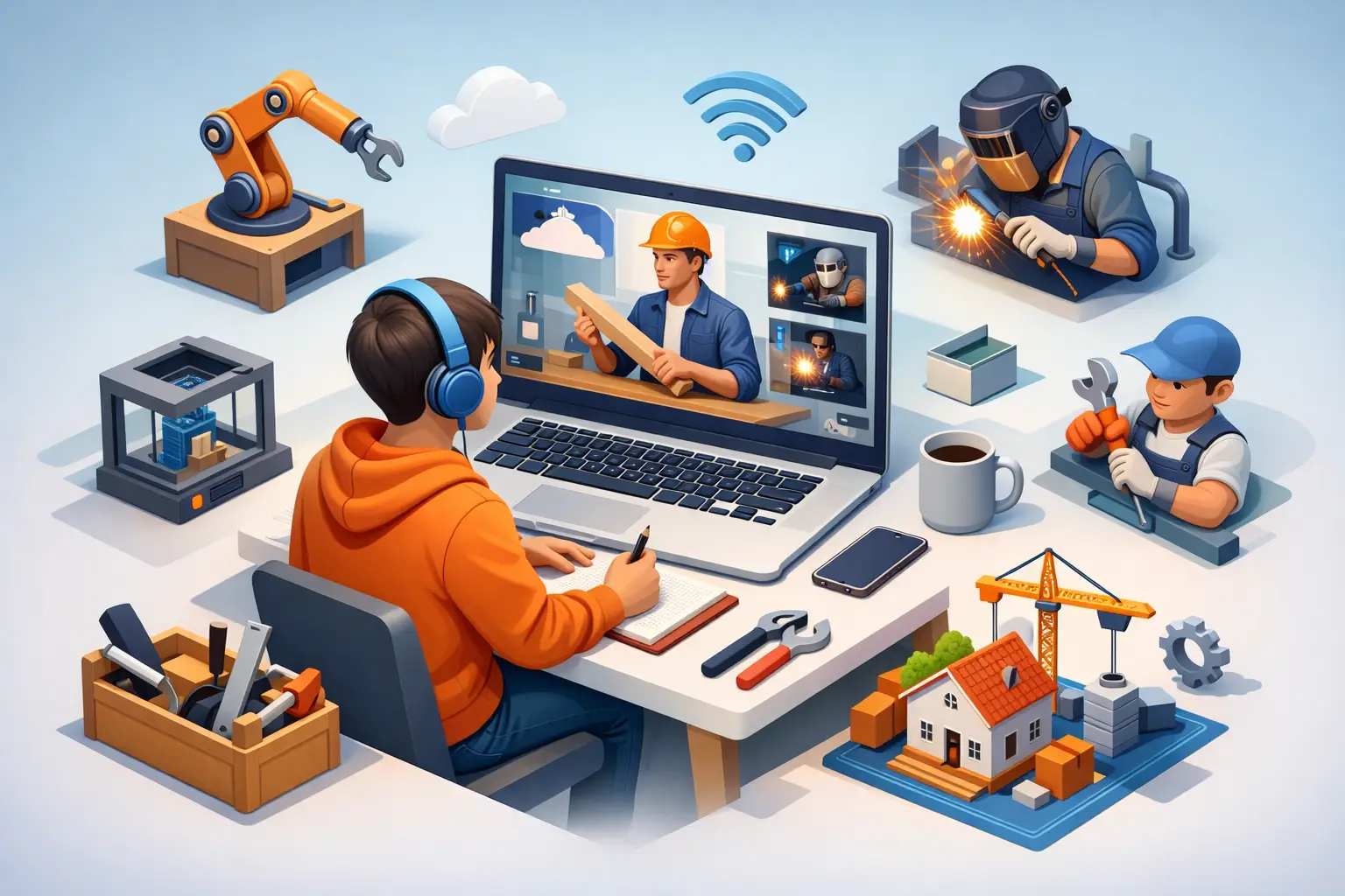 How Youth Learn Trades Online and Build Careers