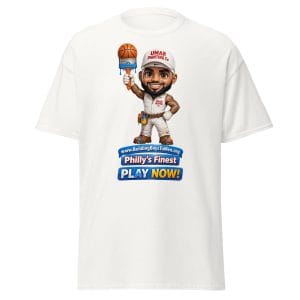 Philly's Finest Mascot Tee — White Unisex Classic Tee