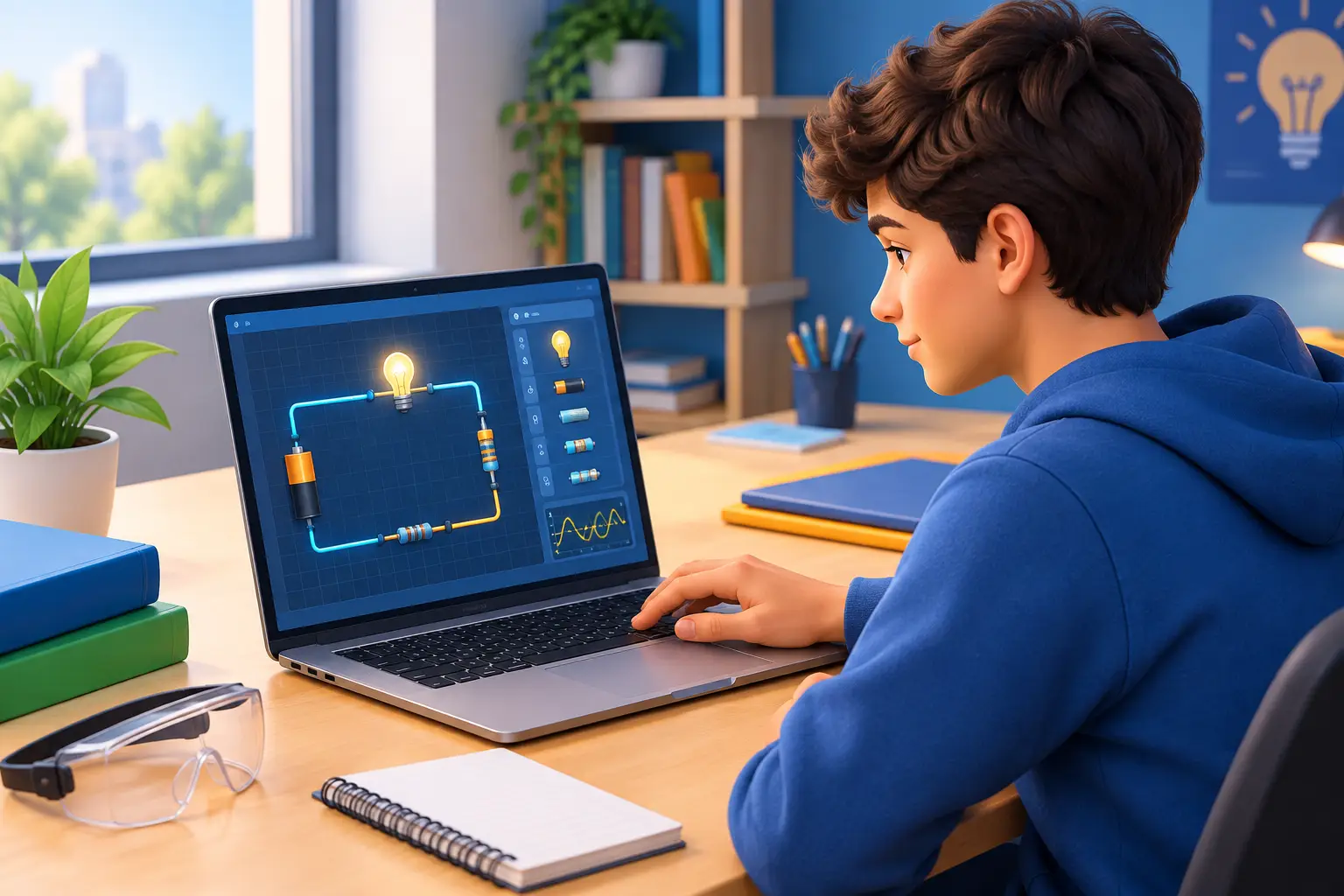 Can Teens Try Electrical Simulations Safely?