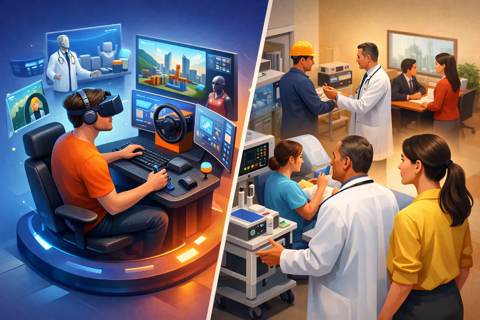Career Simulation Versus Job Shadowing Compared
